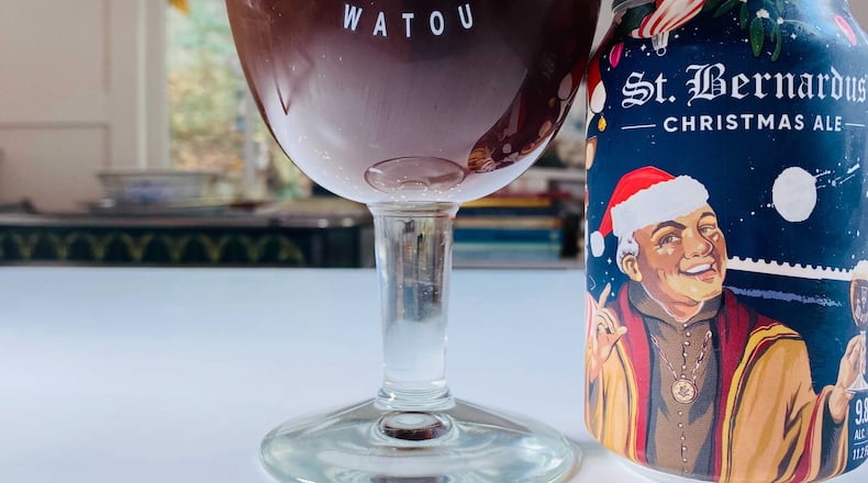 St. Bernardus Christmas Ale is available in cans this year. /
Bob Townsend for the Atlanta Journal-Constitution.