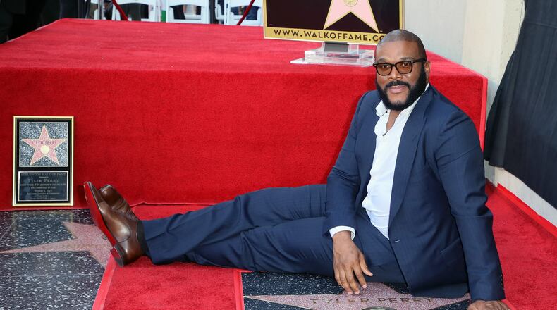 HOLLYWOOD, CALIFORNIA - OCTOBER 01: Tyler Perry attends his being honored with a Star on the Hollywood Walk of Fame on October 01, 2019 in Hollywood, California. (Photo by David Livingston/Getty Images)