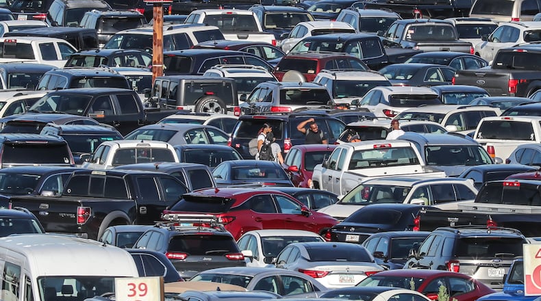 Hartsfield-Jackson International Airport in Atlanta is starting a years-long project to tear down and rebuild some parking decks. John Spink / John.Spink@ajc.com)