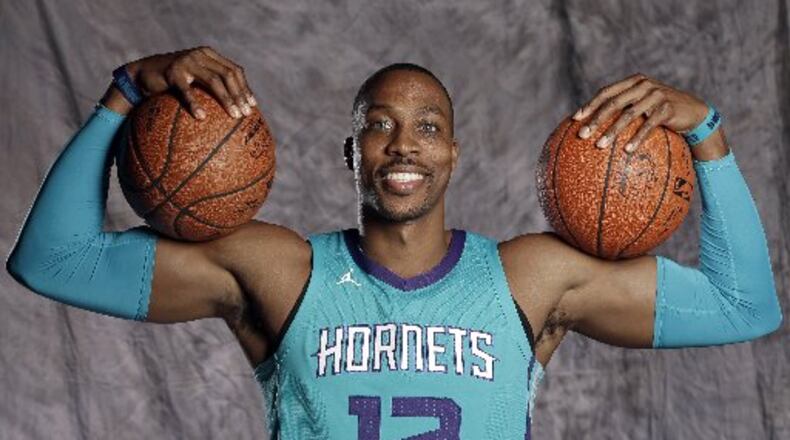 The Hawks traded Dwight Howard to the Hornets in June. (AP Photo)