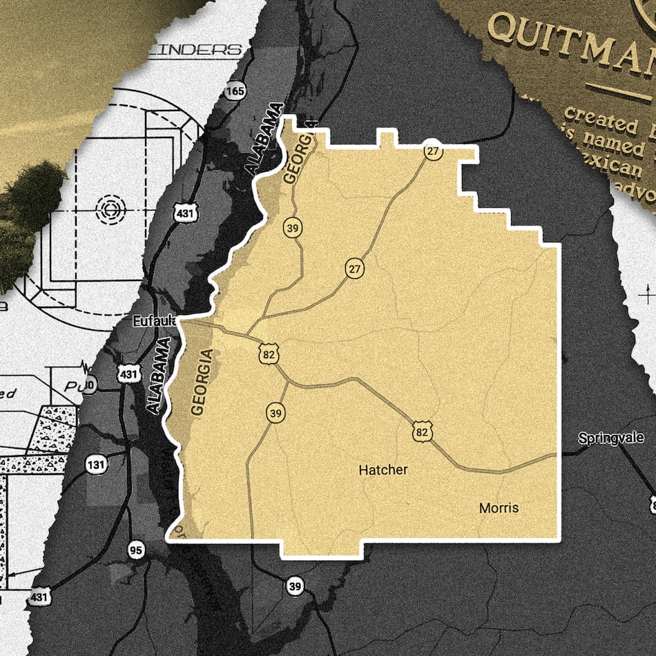 A Texas firm is seeking a permit to drill two wells in rural Quitman County, near the Alabama-Georgia border. (Photo Illustration: Broly Su / AJC | Source: Getty)
