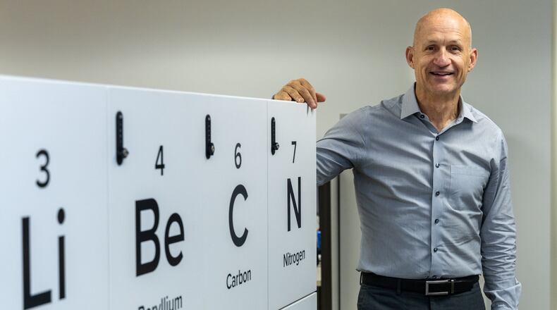 EspriGas CEO Mike Walsh at his company's Sandy Springs office. For Walsh and his gas supply company advancing childhood literacy and excitement for reading is a focus every single day. PHIL SKINNER FOR THE ATLANTA JOURNAL-CONSTITUTION