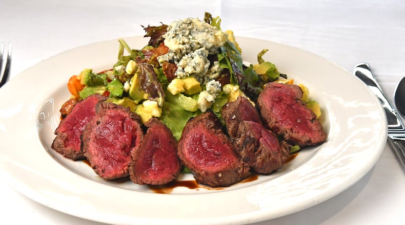 The Capital Grille’s Cobb Salad with Sliced Tenderloin. (CHRIS HUNT FOR THE ATLANTA JOURNAL-CONSTITUTION)