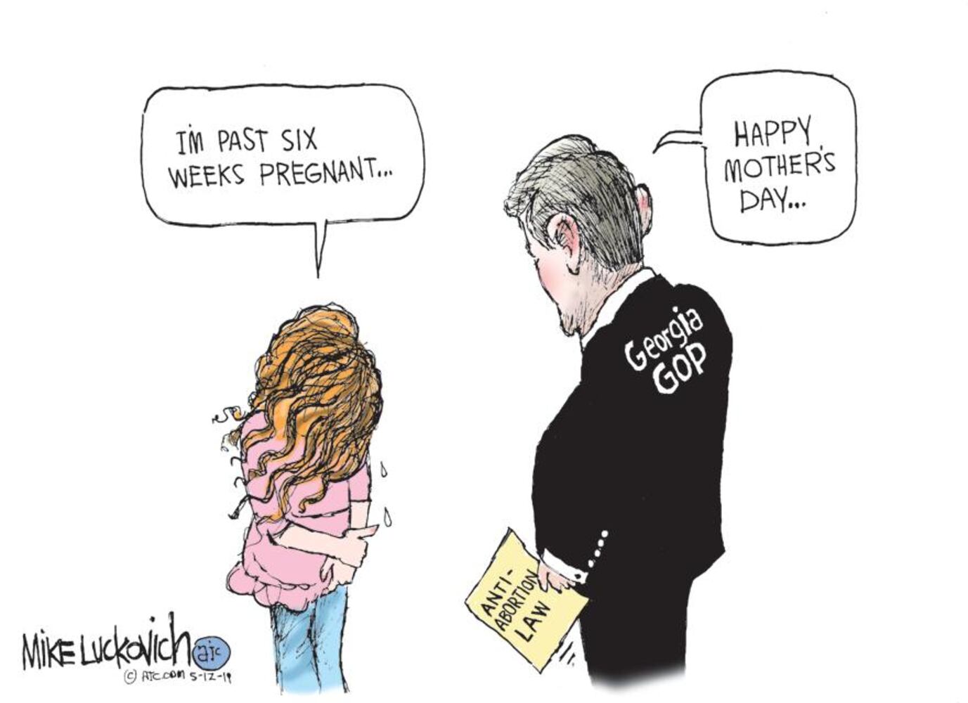 Mike Luckovich Round File for May 2019