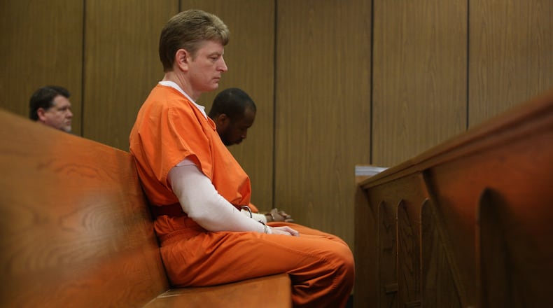 Dennis Allaben is shown at the DeKallb Magistrate Court Tuesday, Feb. 17, 2010.