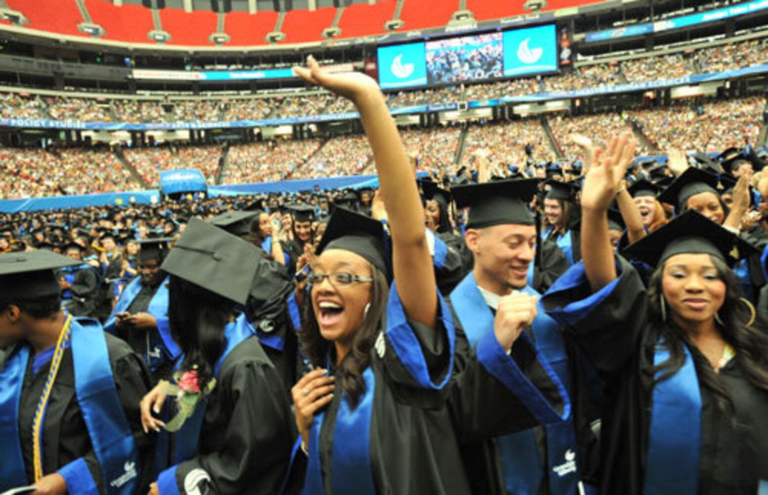 Jimmy Carter speaks at GSU commencement