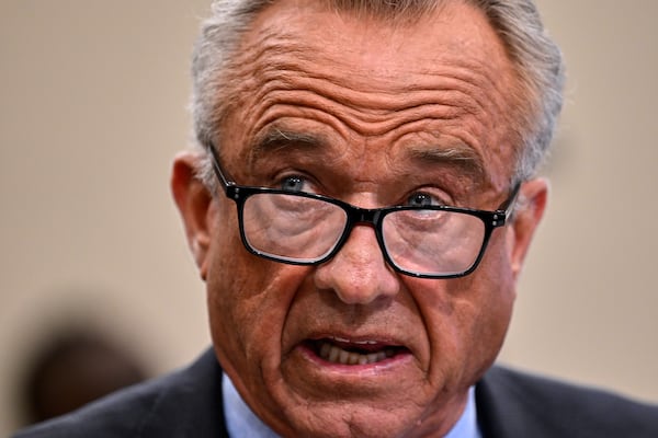 Secretary of Health and Human Services Robert F. Kennedy Jr. appears during a budget hearing before a House Appropriations, Subcommittee at the U.S. Capitol on Wednesday, May 14, 2025, in Washington. (AP Photo/John McDonnell)