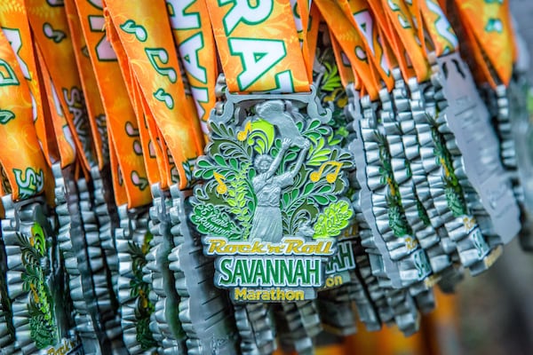 Local runner Mike Nadeau labeled the Savannah Rock ‘n’ Roll Marathon “a Super Bowl.” “It was a big-name event that put us on the map within the runners’ world,” he said. (Casey Jones/Savannah Sports Council 2015)