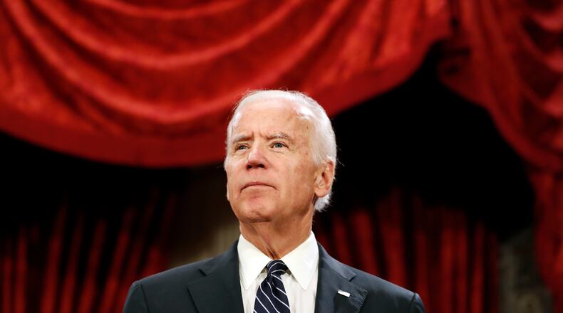 Vice President Joe Biden on Capitol Hill on Jan. 3, 2017. (AP Photo/Alex Brandon)