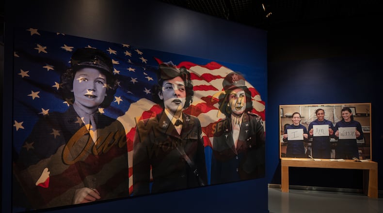 "Our War Too: Women in Service" gives credit to the more than 350,000 women who volunteered to serve during World War II. The traveling exhibition is on display at Atlanta History Center through August 2026. (Courtesy of National WWII Museum)