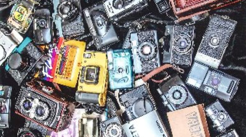 This Lucinda Bunnen photo of her camera collection is included in "Lucinda s World, Part 2: A Collection of Collections, " opening Jan. 15 at the Swan Coach House Gallery.