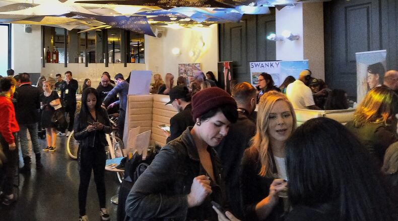 The "GBK & STK at the W Hotel Pre-Grammy Lounge" was staged on Saturday, Feb. 9, 2018.