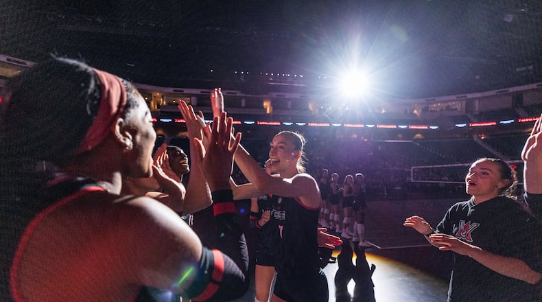 The Atlanta Vibe before a recent match.