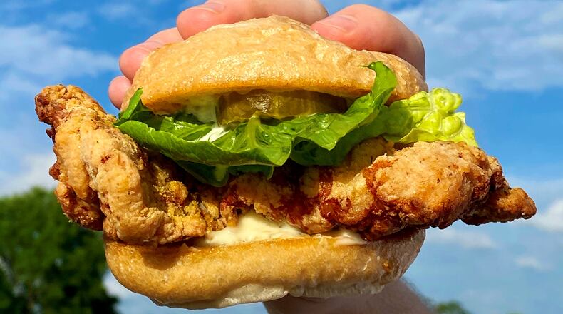 How Crispy Express’ classic sandwich has made the Summerhill pop-up a Saturday morning destination. Courtesy of Morganne Lee