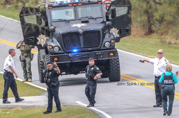 Authorities are the scene in Henry County where a man is barricaded inside a home.