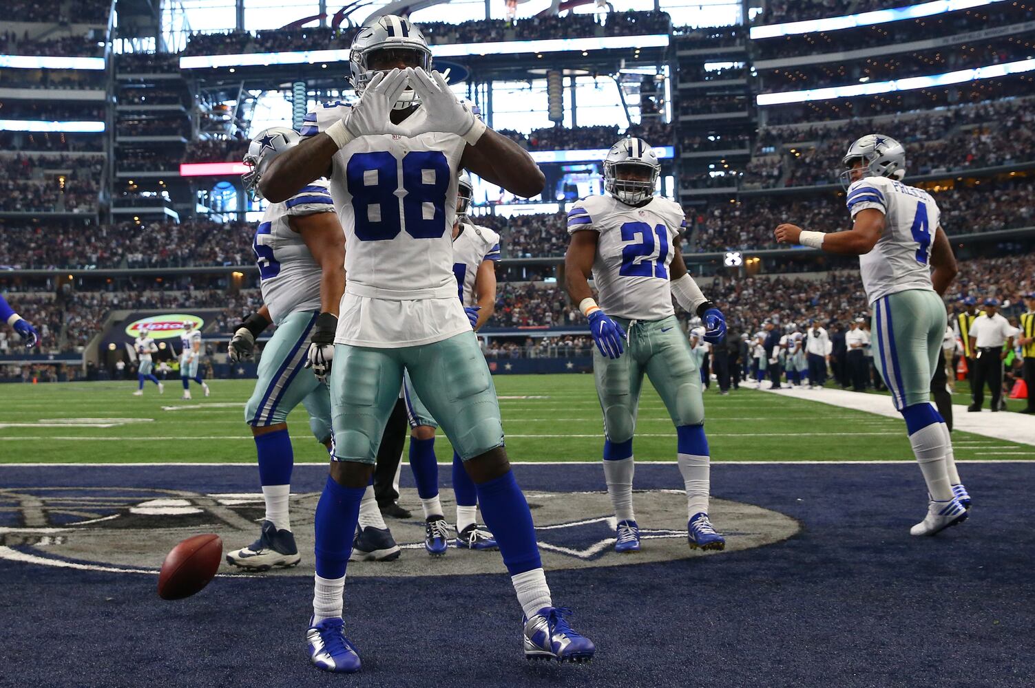 Photos: NFL to allow celebrations -- well some of them