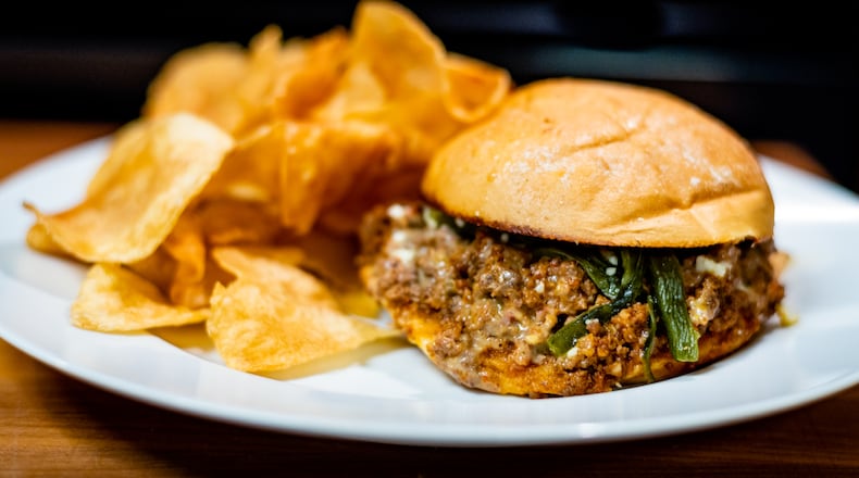 The sloppy Joe from Bluetop is made with Angus beef, making it a clear step up from the basic grocery store stuff. Henri Hollis/henri.hollis@ajc.com