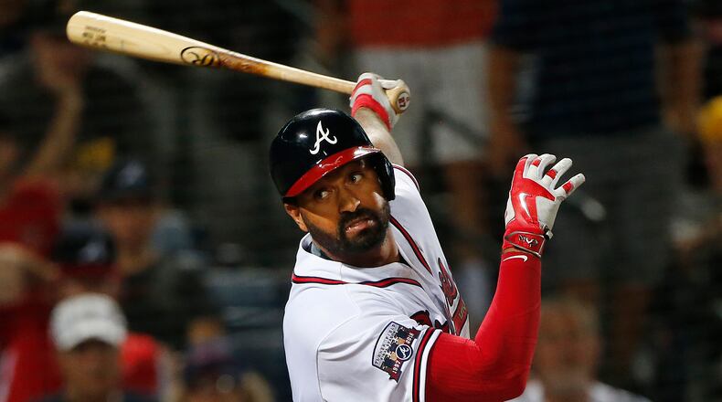 New Braves outfielder Matt Kemp underperformed relative to his salary level in San Diego, upsetting Padres owner Ron Fowler. (AP photo)