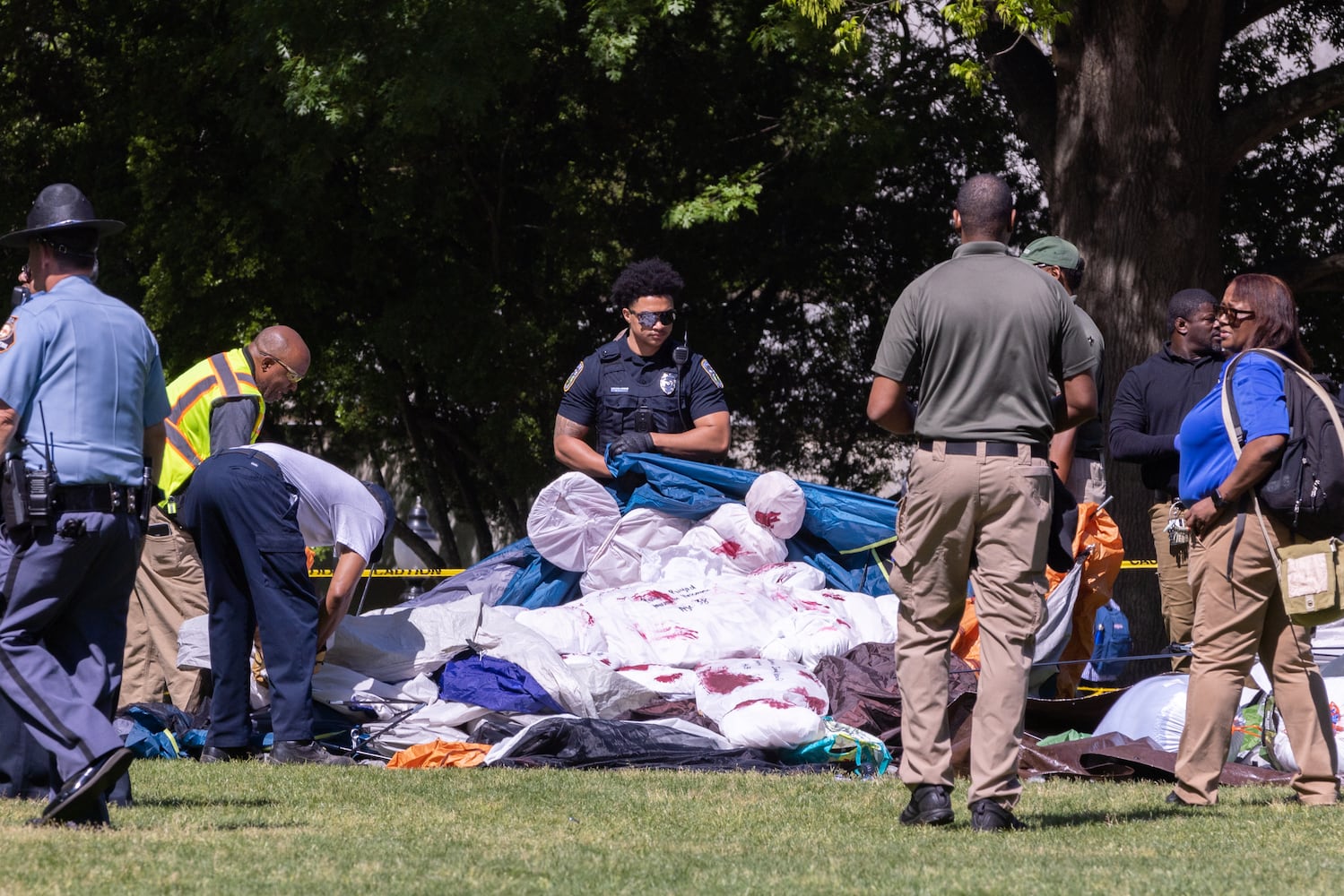 Emory University Protesters and Encampment
