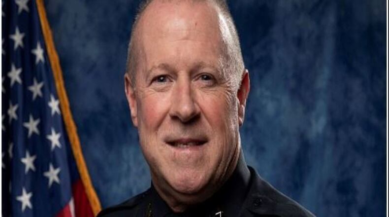 Continuing his 32 years of service through the Marietta Police Department, Marty Ferrell was promoted recently from interim police chief to police chief. (Courtesy of Marietta)