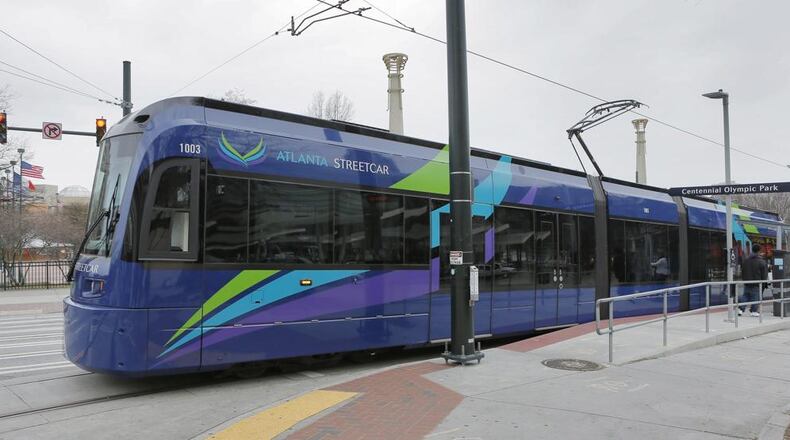 The Atlanta Streetcar has resolved fewer than a third of issues raised in a stinging audit last year. (BOB ANDRES/BANDRES@AJC.COM)