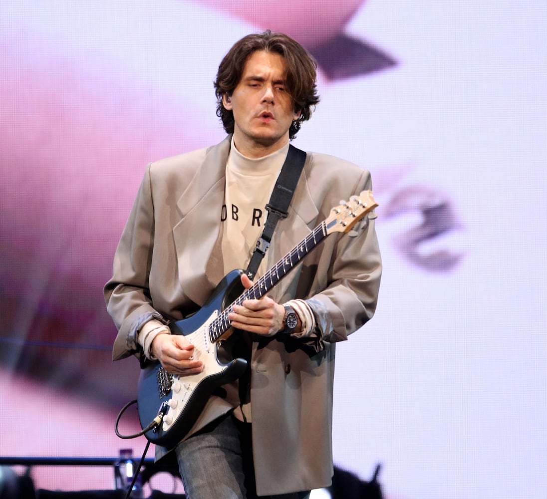 John Mayer rocked a sold-out State Farm Arena on Friday, April 8, 2022, on his SOB Rock Tour, with Yebba opening the first of two nights. (Photo: Robb Cohen for The Atlanta Journal-Constitution)