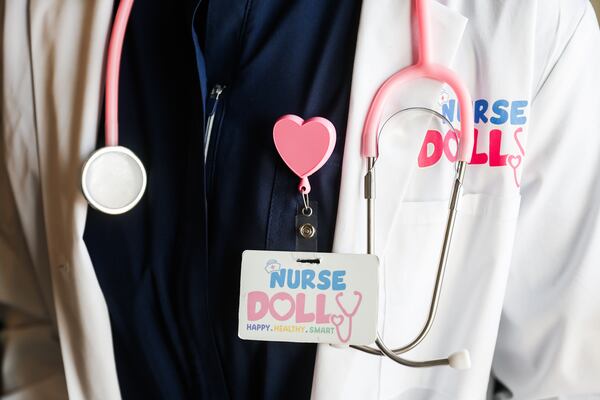 Emari Etta-Tawo started the educational web series "Mini Med School with Nurse Dolly" to teach age-appropriate lessons about the human body, healthy habits and everyday wellness. (Abbey Cutrer/AJC)