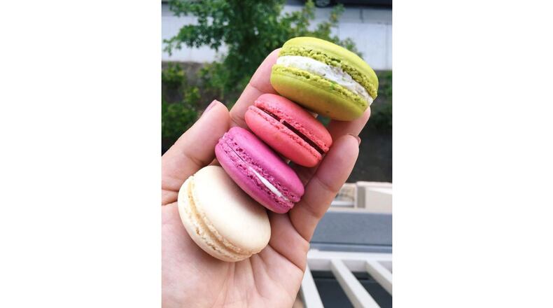 Sample French pastries and desserts at Collet French Pastry & Cafe in Alpharetta.