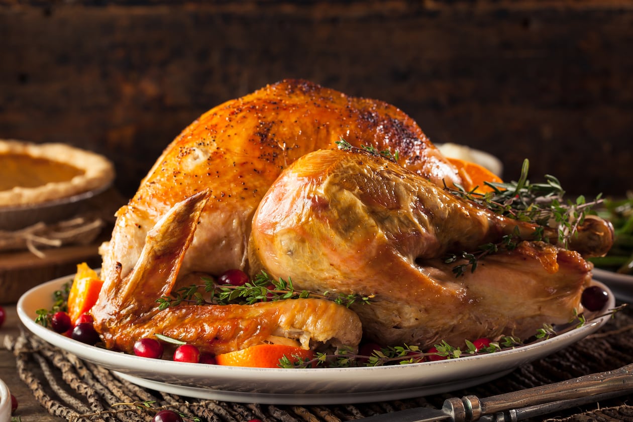 The retail price of a Thanksgiving turkey, typically the centerpiece of the holiday meal, is dramatically down, even as the wholesale price is up from 2024. (Dreamstime/TNS 2017)