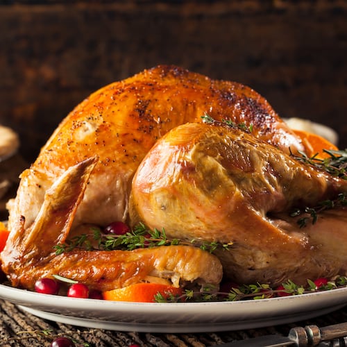 The retail price of a Thanksgiving turkey, typically the centerpiece of the holiday meal, is dramatically down, even as the wholesale price is up from 2024. (Dreamstime/TNS)