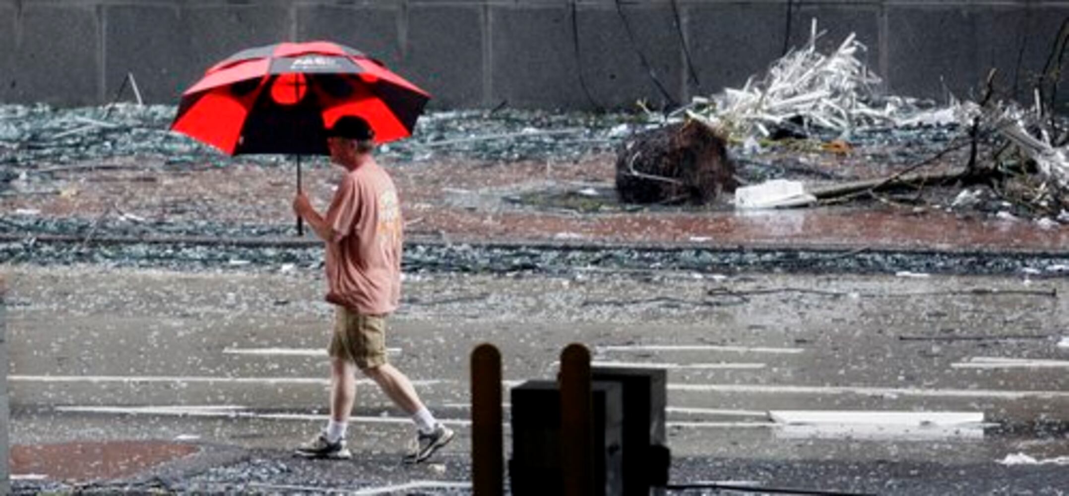 Hurricane Ike comes ashore