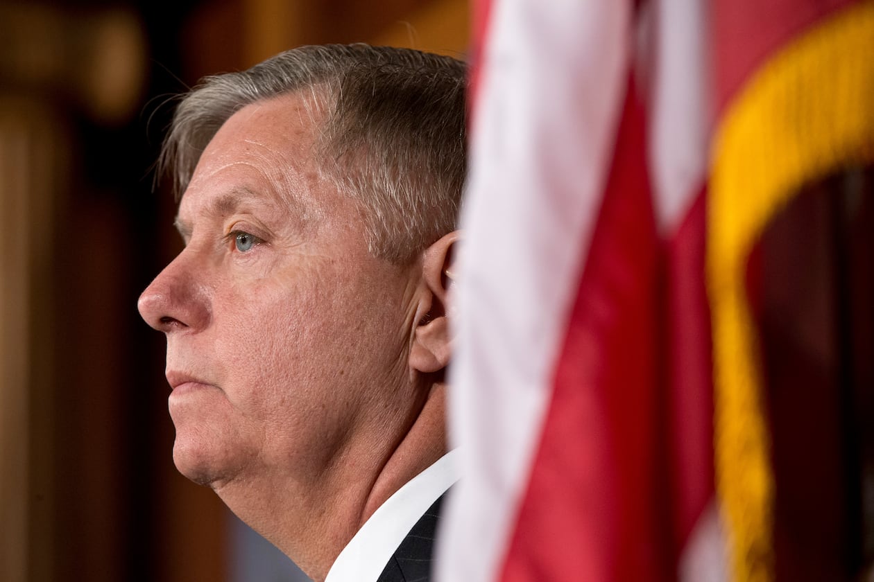 U.S. Sen. Lindsey Graham died unexpectedly Saturday. (J. Scott Applewhite/AP)