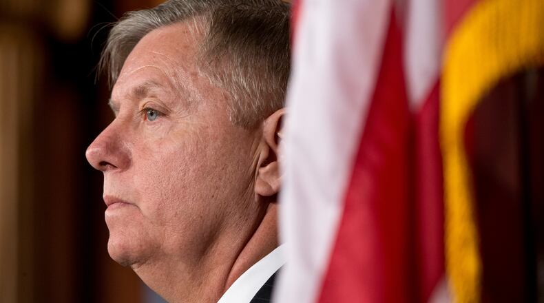 U.S. Sen. Lindsey Graham died unexpectedly Saturday. (J. Scott Applewhite/AP)