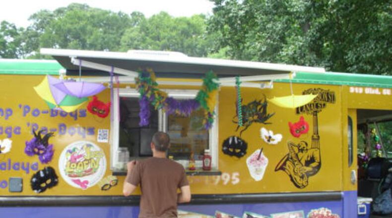 Jus Loaf’n is among 33 food trucks that are members of the Food Truck Association of Georgia which will be organizing Powder Springs’ new Food Truck Nights, starting monthly on April 25. (Courtesy of Jus Loaf’n - New Orleans Original Po Boys and Sno Balls)