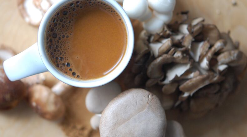 Mushroom coffees have become increasingly popular on social media. (Meridith Ford for The Atlanta Journal-Constitution)