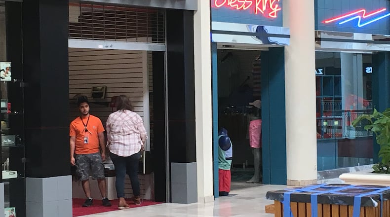 A part of Gwinnett Place Mall in May was turned into a 1985-era mall for "Stranger Things."
