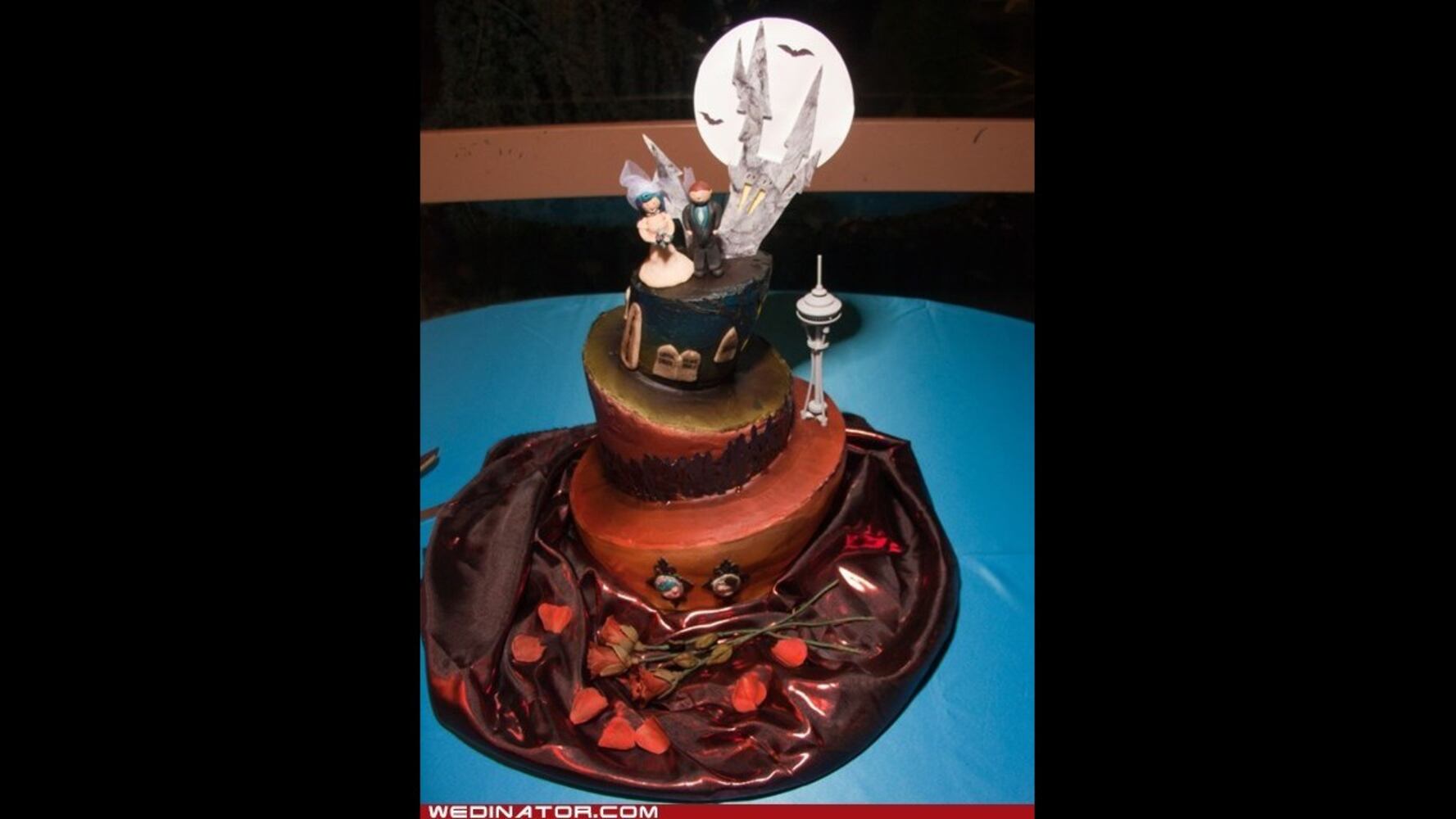 Funny, odd wedding cakes