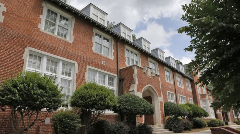 Wilcox Hall on the Darlington School’s campus in Rome, where teacher Roger Stifflemire is accused of molesting students in the 1970s and 1980s. BOB ANDRES/BANDRES@AJC.COM