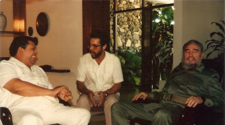 Atlanta Mayor Maynard Jackson traveled to Cuba in 1989 and 1991 to help secure votes for Atlanta's Olympics. Jackson met with Cuban leader Fidel Castro on both of those trips, according to his former spokesman, Angelo Fuster. HANDOUT PHOTO BY ANGELO FUSTER