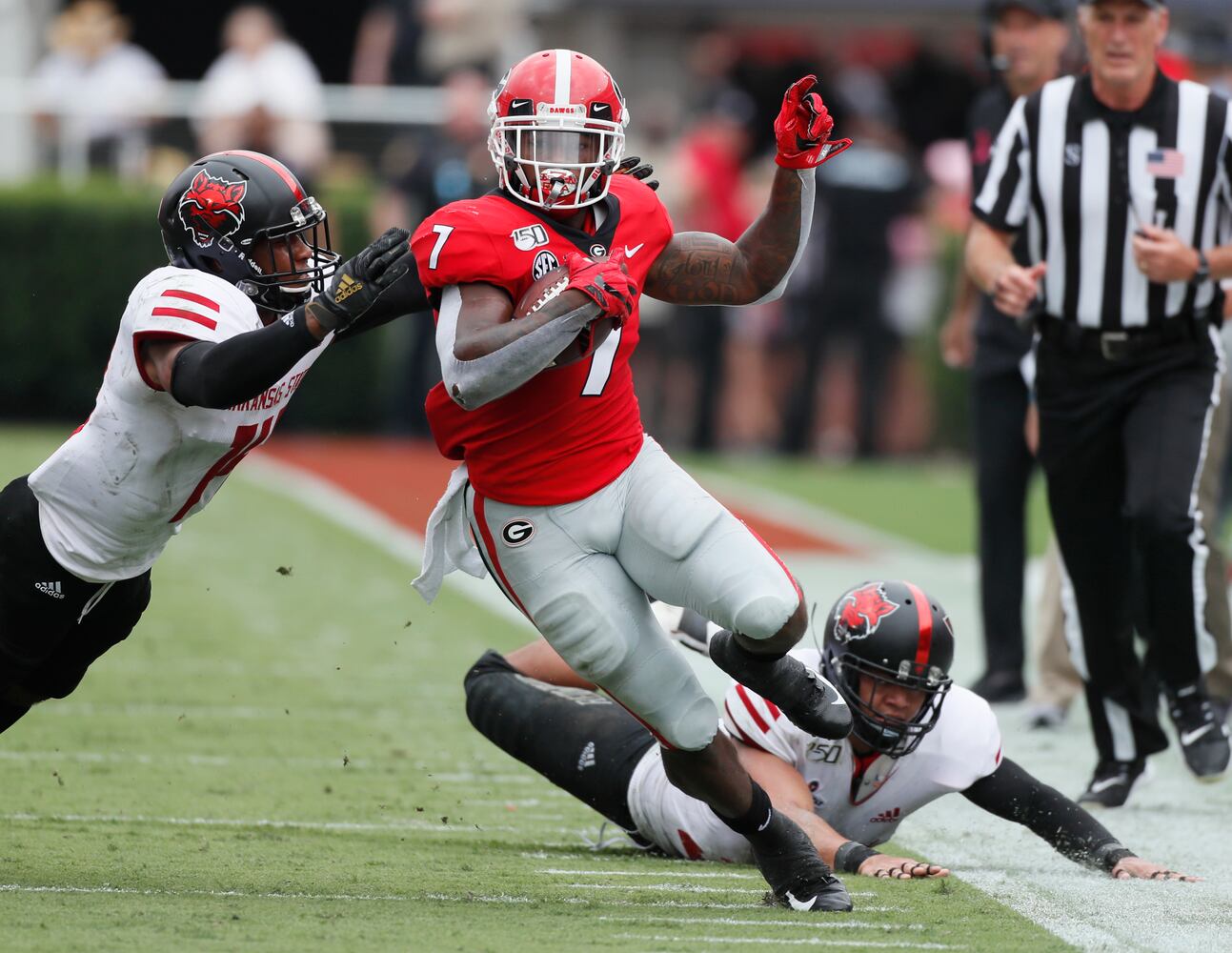 Photos: Bulldogs piling up points against Arkansas State