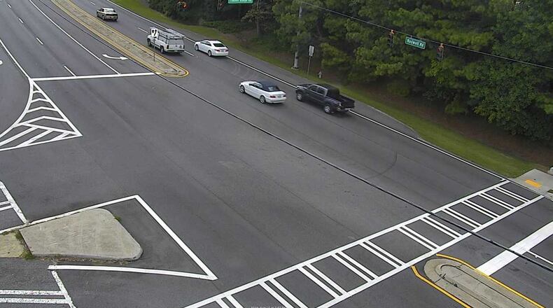 This is what Roswell Road at Timber Ridge Road looked like Monday, Aug. 14, about 4:30 p.m. This is the most recent photo the county has posted of the intersection, currently closed due to down power lines.