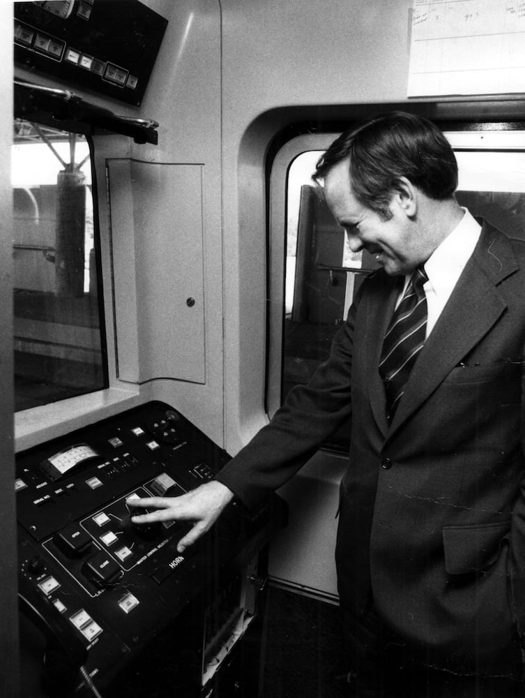 At the controls