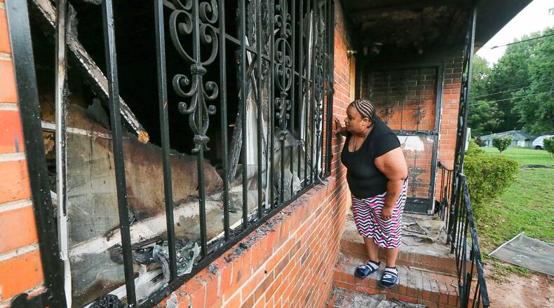Syreeta Chester said she made efforts to save the injured children until fire department arrived. JOHN SPINK / JSPINK@AJC.COM