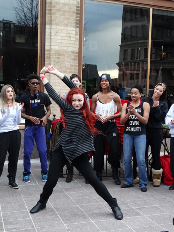 Jordan Hilgenberg, 18, of Orlando, shows off her moves for the cameras at "So You Think You Can Dance."
