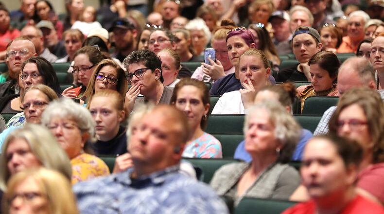 Parents, students, and others flooded a Pickens County Board of Education meeting on Monday, Oct. 14, 2019, in Jasper, about transgender students’ use of school bathrooms. The next day, the board discussed the issue in an executive session. CURTIS COMPTON/CCOMPTON@AJC.COM