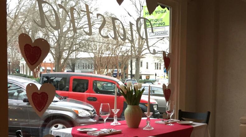 Piastra, a restaurant in Marietta Square, has you covered if you’re single on Valentine’s Day.