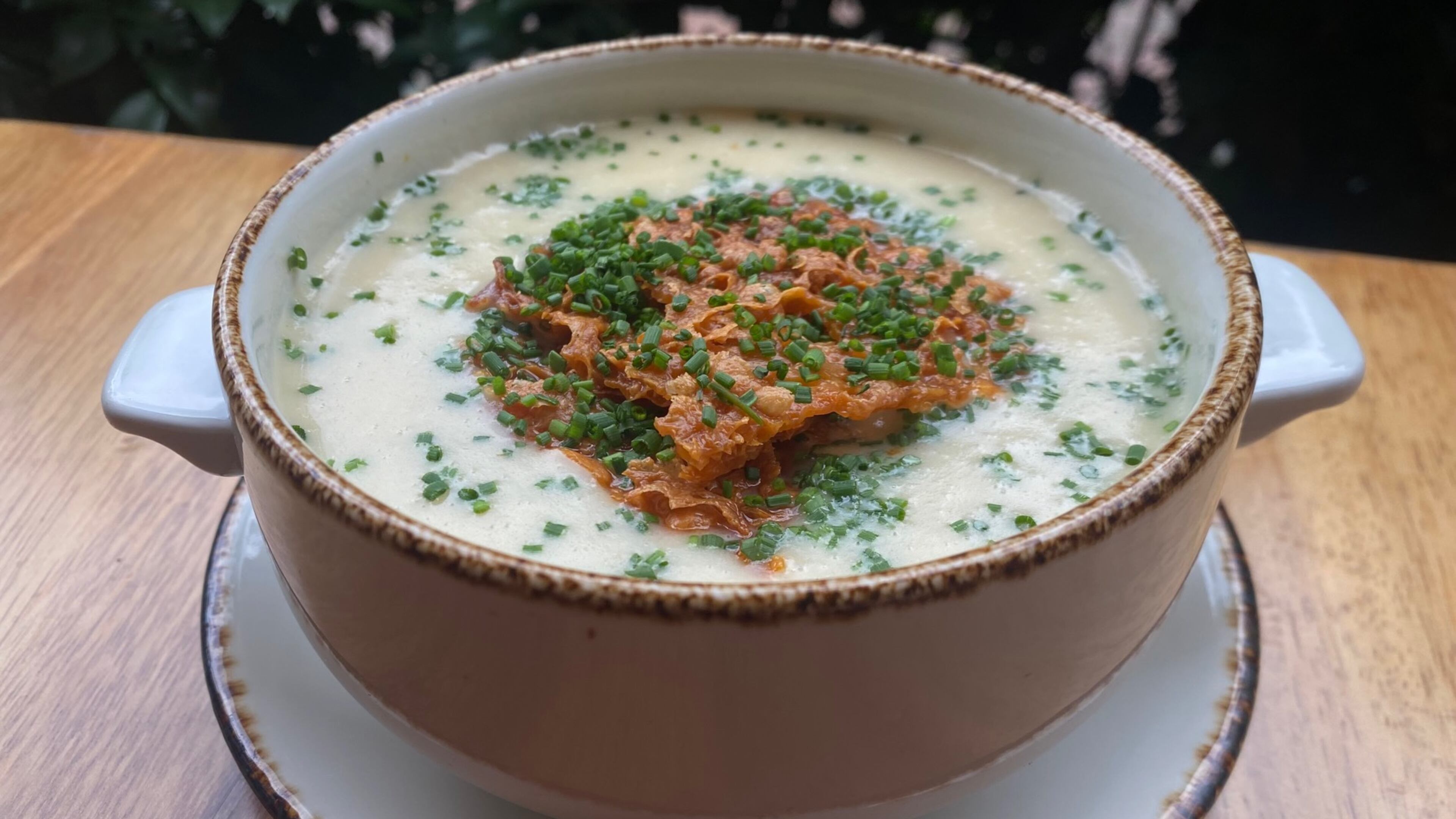 Murphy’s Vidalia onion and potato soup doesn't need much to make it great beyond the best onions you can find, says the restaurant's executive chef. 
(Ashton Ray/Courtesy of Murphy's)