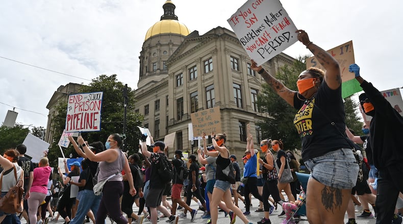 The Educators for Black Lives March  was held on June 26, the last day of the 2020 legislative session.