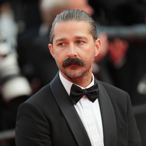 FILE - Shia LaBeouf poses for photographers upon arrival at the premiere of the film 'The Phoenician Scheme' at the 78th international film festival, Cannes, southern France, May 18, 2025. (Photo by Lewis Joly/Invision/AP, File)