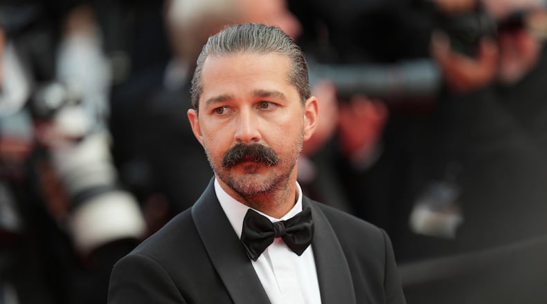FILE - Shia LaBeouf poses for photographers upon arrival at the premiere of the film 'The Phoenician Scheme' at the 78th international film festival, Cannes, southern France, May 18, 2025. (Photo by Lewis Joly/Invision/AP, File)